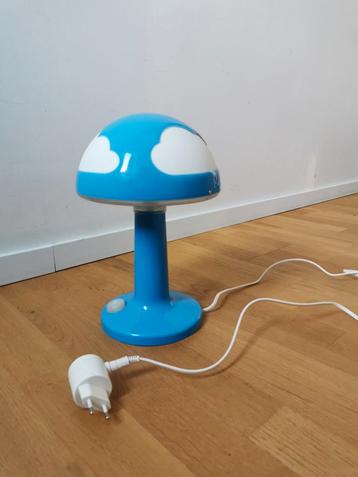 Nachtlampje kind blauw wolkjes Ikea beschikbaar voor biedingen