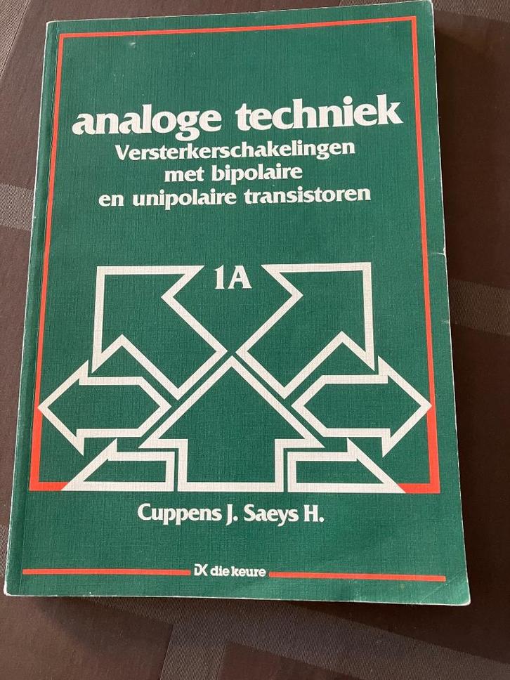 Analoge techniek 1A, Livres, Technique, Comme neuf, Ingénierie de contrôle, Enlèvement ou Envoi