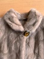 Vintage echte nertsbont mantel – grijs – zeer goede staat, Kleding | Dames, Jassen | Winter, Ophalen, Zo goed als nieuw, Maat 42/44 (L)