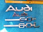 4 vintage Audi 60 emblemen, vanaf €18,-, jaren 60, Auto-onderdelen, Carrosserie, Gebruikt, Achterklep, Verzenden, Achter
