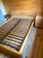 2 persoonsbed 160x200, Ophalen, Bruin, Tweepersoons, 200 cm
