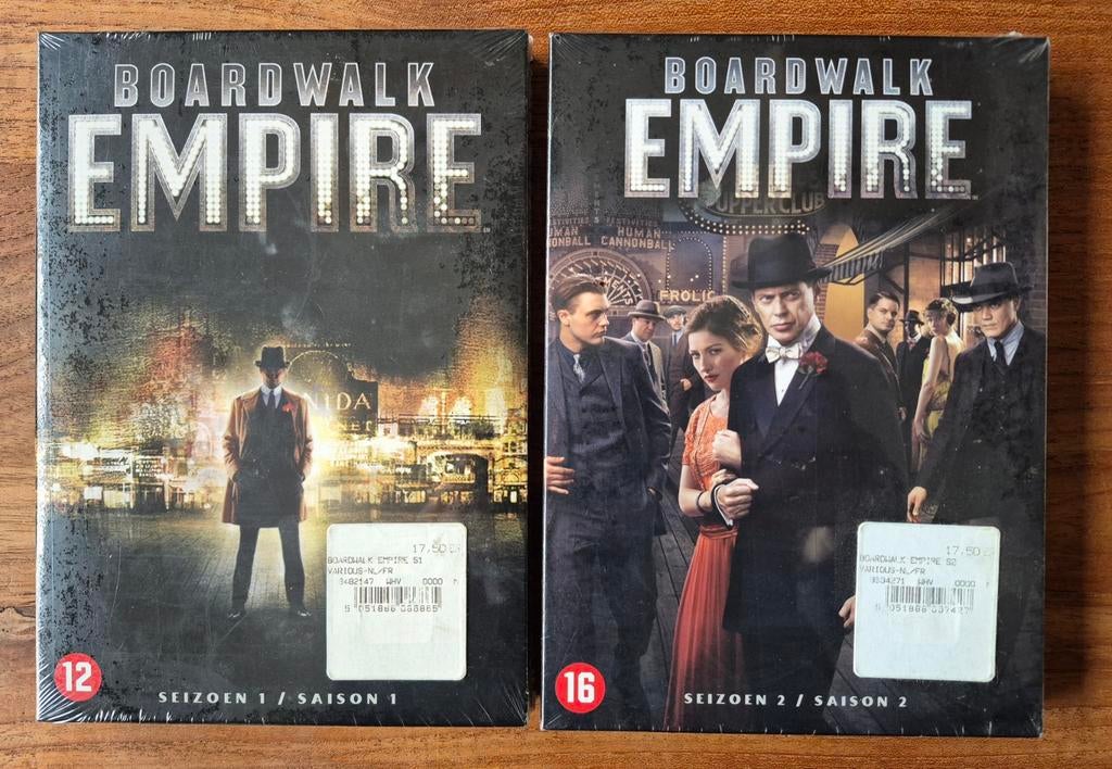 Boardwalk Empire seizoen 1 en seizoen 2 NIEUW, Vanaf 12 jaar, Ophalen of Verzenden, Nieuw in verpakking, Drama