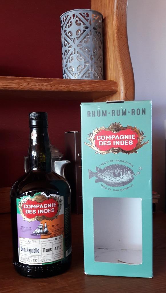 Rhum La Compagnie Des Indes Dom. Republic 11Y - Discontinued, Verzamelen, Wijnen, Nieuw, Overige typen, Overige gebieden, Vol