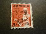 Zambia/Zambie 1964 Mi 4(o) Gestempeld/Oblitéré, Verzenden, Zambia