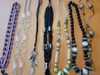 lot van 7 kettingen, Handtassen en Accessoires, Kettingen, Met hanger, Kunststof, Ophalen of Verzenden, Zo goed als nieuw