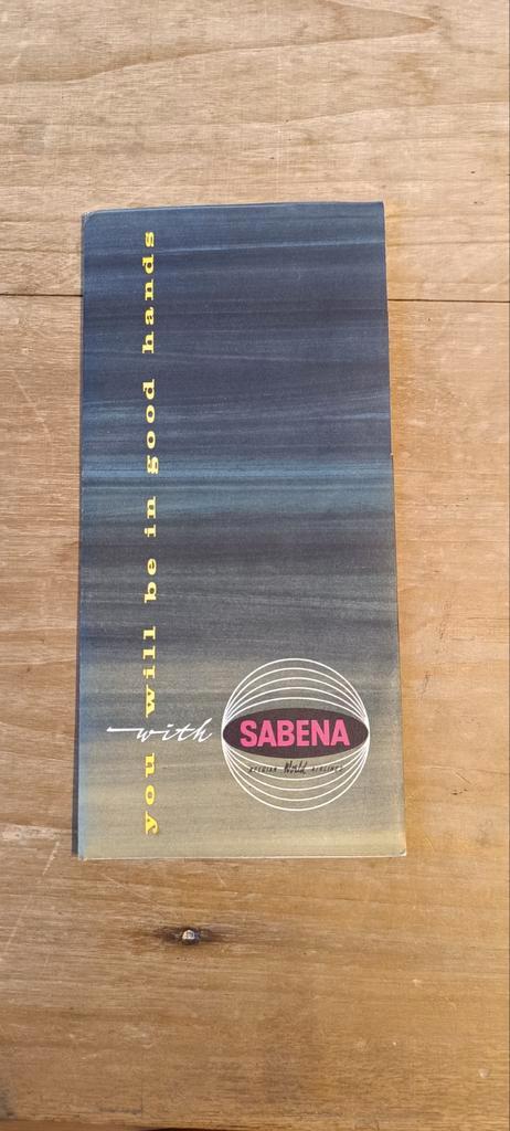 SABENA vintage vliegticket - bestemming Coquilhatville, Verzamelen, Luchtvaart en Vliegtuigspotten, Zo goed als nieuw, Ophalen of Verzenden