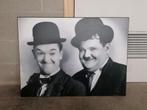 Canvas van Stan Laurel en Oliver Hardy, Huis en Inrichting, Ophalen, Gebruikt