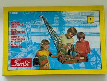 TemSi - Meccano bouwdoos uit de jaren '70, Enlèvement ou Envoi, Utilisé, Construction