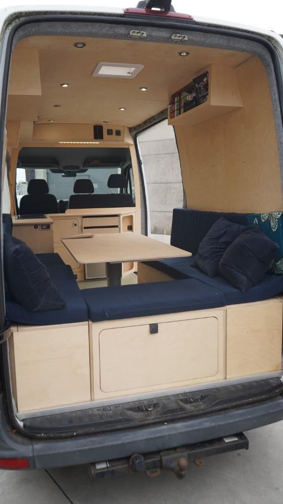 Mercedes Sprinter L2H2 2016 100% autonome camper, Caravans en Kamperen, Mobilhomes, Particulier, tot en met 2, Buscamper of Camperbus