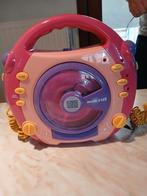 Cd speler met 2 microfoons, Kinderen en Baby's, Ophalen of Verzenden, Gebruikt