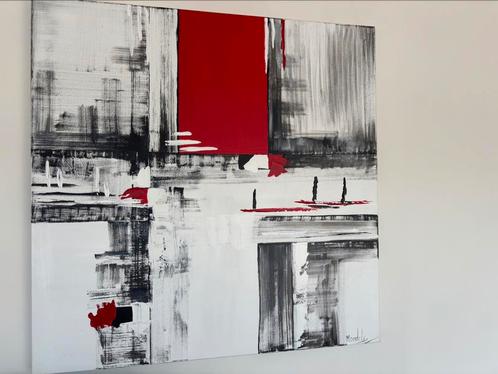 Schilderij van mondeli op doek, Antiek en Kunst, Kunst | Schilderijen | Abstract, Ophalen