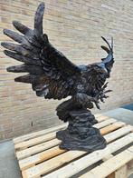 BRONZEN LEVENSECHTE AREND, TE HEFFEN MET 2 TOP KOOPJE!!!, Enlèvement ou Envoi, Neuf, Autres matériaux, Animal