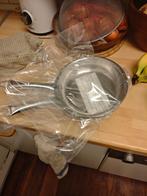 Poiles en acier Inox, Huis en Inrichting, Keuken | Potten en Pannen, Ophalen, Nieuw, Inox, Koekenpan of Braadpan