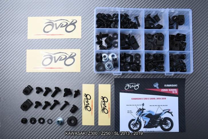 Kit visserie pour KAWASAKI Z300 / Z250 / SL 2013 - 2019, Motos, Accessoires | Autre, Neuf, Enlèvement ou Envoi