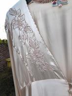 Zijden peignoir, nieuw, wit, Kleding | Dames, Homewear, Ophalen of Verzenden, Nieuw, Maat 38/40 (M), Wit