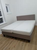 Boxspring 180x210 €200 Levering+Matras GRATIS 0488790706, Ophalen, 210 cm, Tweepersoons, Zo goed als nieuw