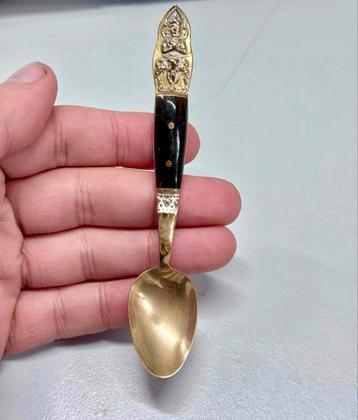 Vintage 1960 Boeddha suiker-lepel Thailand Buddha Aziatisch beschikbaar voor biedingen