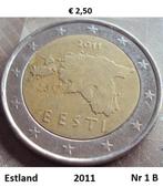 2 Euromunten Estland, Timbres & Monnaies, Monnaies | Europe | Monnaies euro, 2 euros, Estonie, Enlèvement ou Envoi, Monnaie en vrac