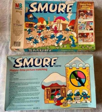 Oud vintage 1981-1983 the Smurf game - Smurfen bordspel spel beschikbaar voor biedingen