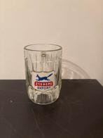 Ancien verre à bière en émail - Zeeberg Export, Enlèvement ou Envoi, Comme neuf, Verre ou Verres, Autres marques