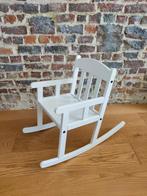 Chaise a bascule enfant Sundvik ikea blanc, Kinderen en Baby's, Kinderkamer | Tafels en Stoelen, Ophalen, Zo goed als nieuw