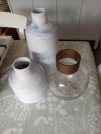 Lot de 3 vase en céramique et verre, Ophalen, Zo goed als nieuw, Glas