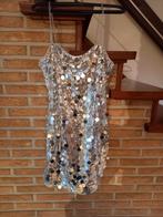 Cocktailjurk nieuw met zilver pailletten k3 stijl medium, Kleding | Dames, Maat 38/40 (M), Nieuw, Ophalen of Verzenden, Grijs