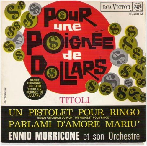 †ENNIO MORRICONE: "Pour une poignée de dollars", Cd's en Dvd's, Vinyl Singles, Zo goed als nieuw, Single, Filmmuziek en Soundtracks