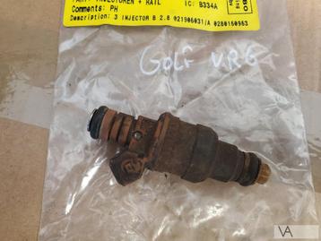 VW Golf 3 en Corrado 2.8 2.9 vr6 injector 021906031a €20, Enlèvement ou Envoi, Utilisé, Volkswagen