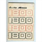 Austin Morris 1800 Instructieboekje 1973 #2 Engels, Auto diversen, Handleidingen en Instructieboekjes, Ophalen of Verzenden