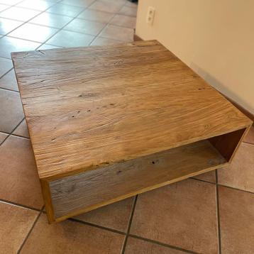 TEAK Salontafel, Massief Hout. disponible aux enchères