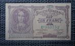 Bankbiljet 1 Belgische Frank 06.06.18, Postzegels en Munten, Bankbiljetten | België, Setje, Ophalen of Verzenden