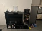 Nieuwe zwarteTv kast te koop met tv kan ook, Antiek en Kunst, Ophalen
