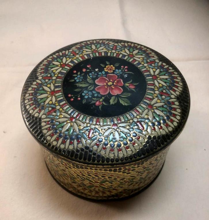 Boîte métal vintage, Verzamelen, Blikken, Gebruikt, Ophalen of Verzenden