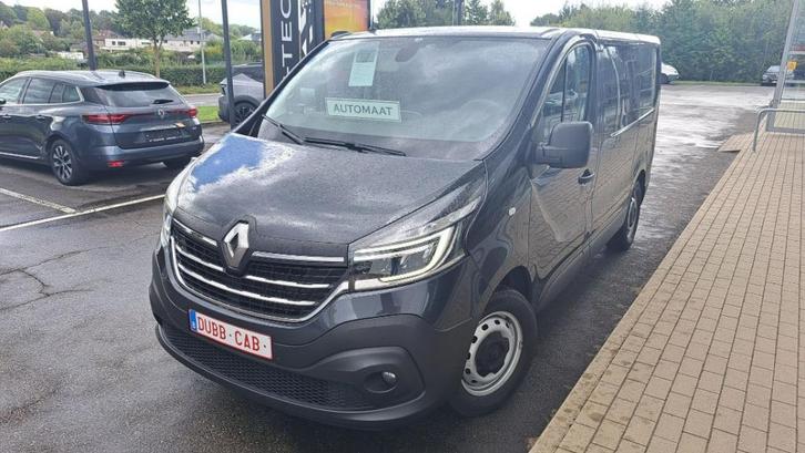 Renault Trafic Dubbele Cabine 2.0, 145 Pk AUTOMAAT, trekhaak, Auto's, Renault, Bedrijf, Te koop, Trafic, ABS, Achteruitrijcamera