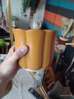 1 EURO crèmekleurige keramische potdeksel, Tuin en Terras, Overige materialen, Rond, Binnen, Ophalen of Verzenden