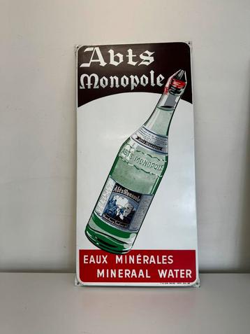 Panneau d'affichage ancien Abts Monopole 1962