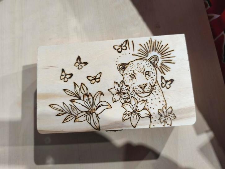 Coffret moyen / plateau en bois clair, Hobby & Loisirs créatifs, Hobby & Loisirs Autre, Comme neuf, Enlèvement