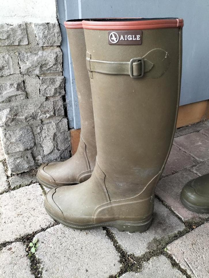 Aigle laarzen maat 39, Tuin en Terras, Werkkleding, Zo goed als nieuw, Dames, Heren, Laarzen, Ophalen of Verzenden