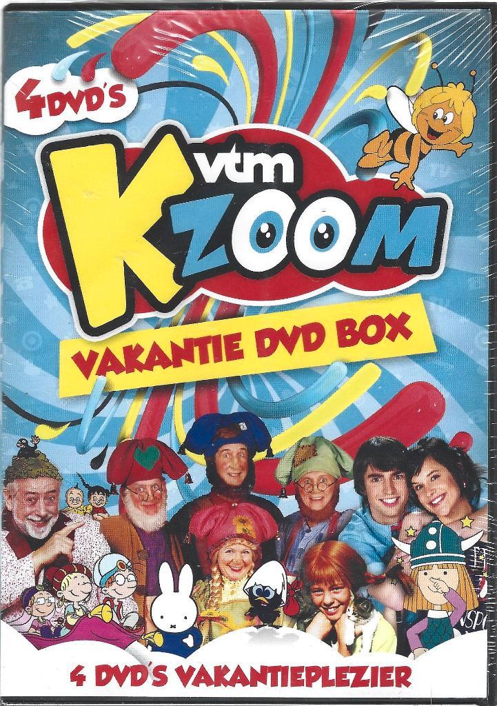 vtm K zoom vakantie dvd box, Cd's en Dvd's, Dvd's | Tv en Series, Nieuw in verpakking, Overige genres, Boxset, Alle leeftijden