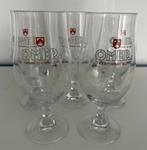 Omer glazen - 5 bierglazen - 33 cl, Verzamelen, Glas en Drinkglazen, Ophalen of Verzenden, Zo goed als nieuw, Bierglas