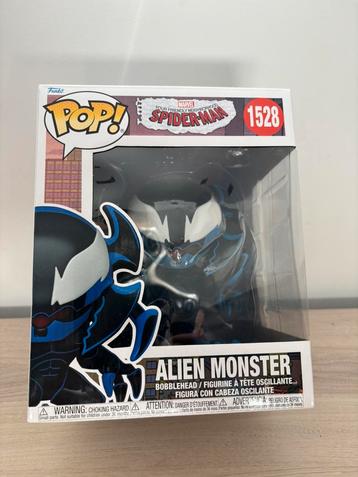Funko Pop! Marvel: Spider-Man – Alien Monster #1528 6-inch beschikbaar voor biedingen