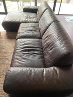 Lederen salon Natuzzi, Huis en Inrichting, Zetels | Zetels, Ophalen, Gebruikt, Hoekbank, 300 cm of meer