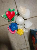 klein lot kaarsvet wit rood blauw groen kaarsen, Hobby en Vrije tijd, Ophalen of Verzenden, Nieuw