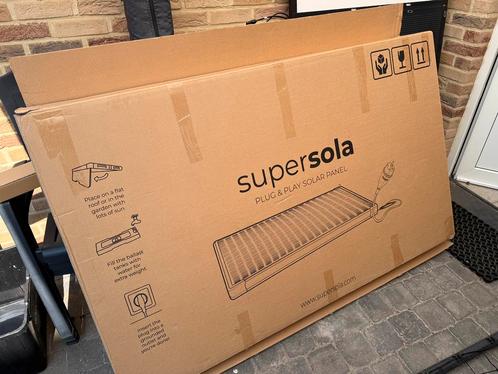 Supersola plug in zonnepaneel - 370WP met slimme meter, Doe-het-zelf en Bouw, Zonnepanelen en Toebehoren, Zo goed als nieuw, Compleet systeem