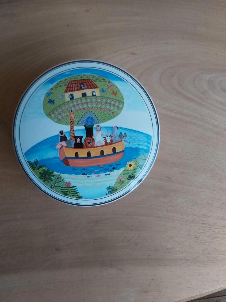 Villeroy en Boch snoepdoos, Laplau, 15 cm, GEEN verzending, Antiek en Kunst, Antiek | Keramiek en Aardewerk, Ophalen