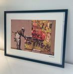 BANKSY: ingelijste lithografie met certificaat, Antiek en Kunst, Kunst | Litho's en Zeefdrukken, Ophalen of Verzenden