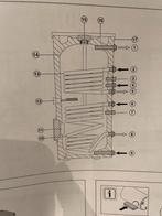 Bosch boiler met 2 warmtewisselaars, Doe-het-zelf en Bouw, Ophalen, Zo goed als nieuw, Boiler