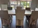 6 rieten eetkamerstoelen, Huis en Inrichting, Stoelen, Ophalen, Overige kleuren, Riet of Rotan, Vijf, Zes of meer stoelen
