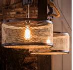 Belle lampe à double suspension industrielle, Maison & Meubles, Lampes | Abat-jour, Comme neuf, Enlèvement